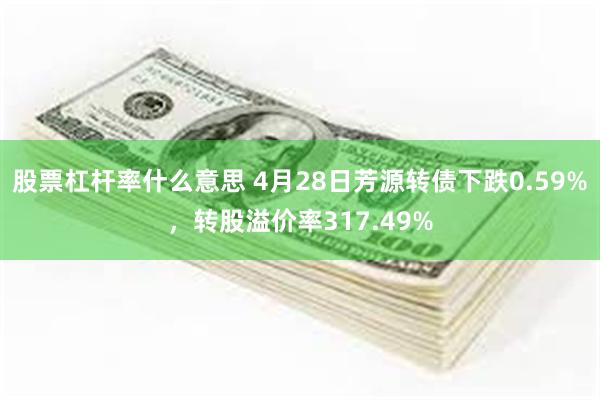 股票杠杆率什么意思 4月28日芳源转债下跌0.59%，转股溢价率317.49%