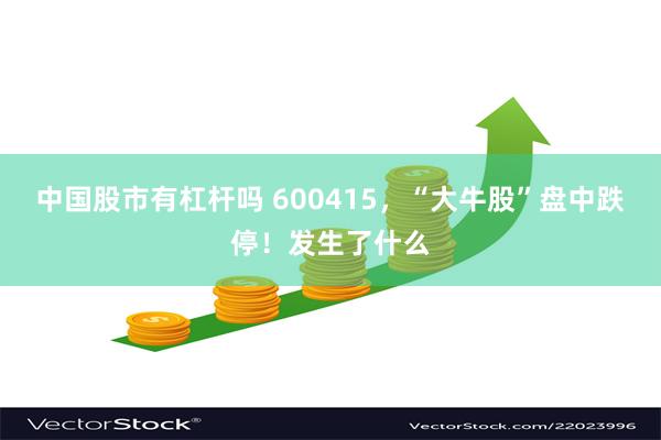 中国股市有杠杆吗 600415，“大牛股”盘中跌停！发生了什么
