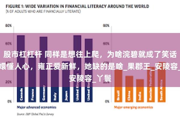 股市杠杠杆 同样是想往上爬，为啥浣碧就成了笑话？甄嬛懂人心，雍正爱新鲜，她缺的是啥_果郡王_安陵容_丫鬟