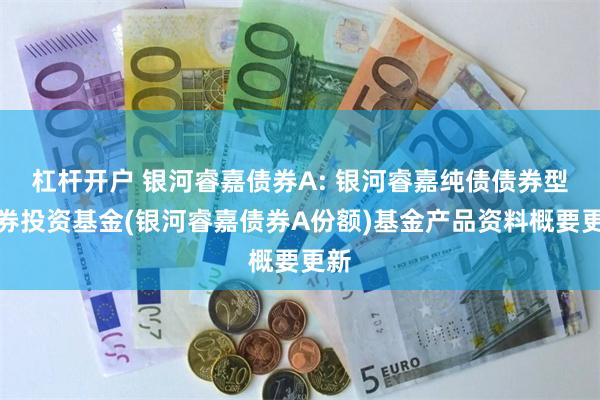 杠杆开户 银河睿嘉债券A: 银河睿嘉纯债债券型证券投资基金(银河睿嘉债券A份额)基金产品资料概要更新
