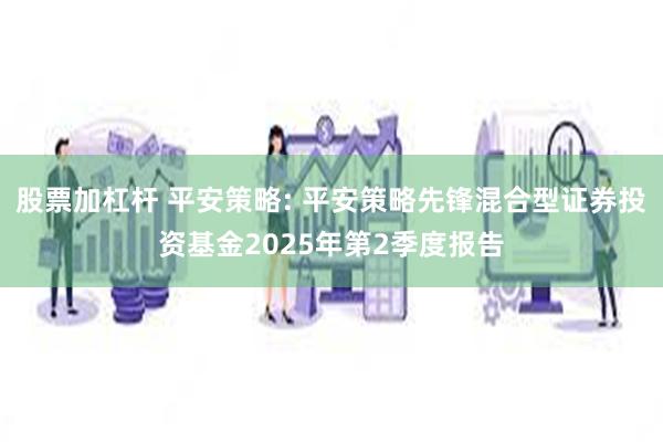 股票加杠杆 平安策略: 平安策略先锋混合型证券投资基金2025年第2季度报告