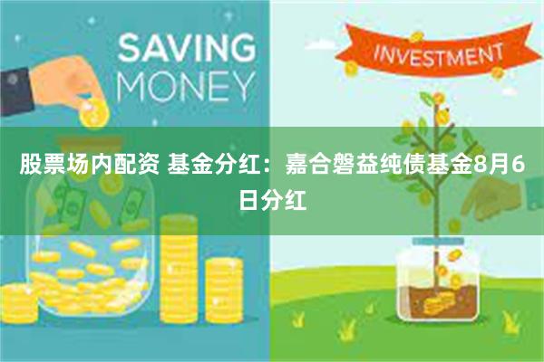 股票场内配资 基金分红：嘉合磐益纯债基金8月6日分红